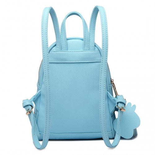 Miss Lulu Leather Look Small Fashion Backpack