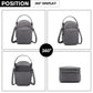 Kono Compact Multi Compartment Cross Body Bag - Grey