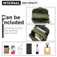 Kono Casual Small Canvas Cross Body Bag - Green