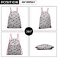 Miss Lulu Unicorn Print Drawstring Backpack - Grey