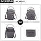 Kono Compact Multi Compartment Cross Body Bag - Grey