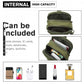 Kono Casual Small Canvas Cross Body Bag - Green