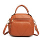 Miss Lulu Bowler Style Shoulder Bag - Brown