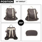 Miss Lulu Two Way Anti-Theft Backpack With Pom Pom Pendant