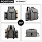 Kono Canvas Picnic Backpack - Grey
