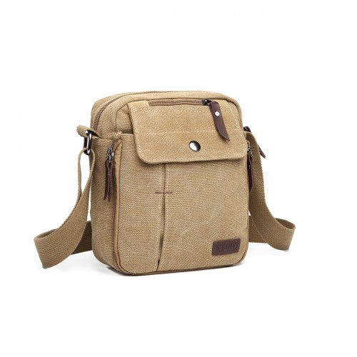 Kono Multi Pocket Cross Body Shoulder Bag - Khaki