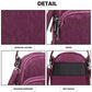 Kono Compact Multi Compartment Cross Body Bag - Purple