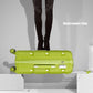 Kono 24 Inch Bright Hard Shell Pp Suitcase - Classic Collection - Green