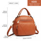 Miss Lulu Bowler Style Shoulder Bag - Brown