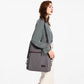 Kono Two Way Canvas Shoulder Bag Backpack - Grey