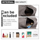 Kono Fashion Anti-Theft Canvas Backpack - Grey