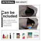 Kono Fashion Anti-Theft Canvas Backpack - Grey
