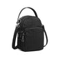 Kono Compact Multi Compartment Cross Body Bag - Black