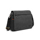 Kono Classic Expanding Messenger Bag - Black