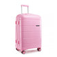 Kono 24 Inch Hard Shell PP Suitcase - Pink