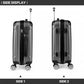 Kono 28 Inch Abs Hard Shell Suitcase Luggage - Grey