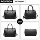 Miss Lulu Silk Scarf Shoulder Bag - Black