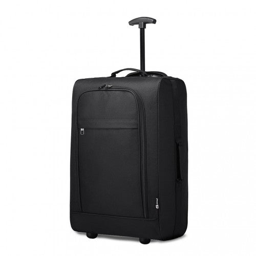 Kono Cabin Size Soft Shell Hand Luggage - Black