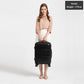 Kono 20 Inch Cabin Size Hard Shell PP Suitcase - Black