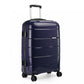 Kono 20 Inch Cabin Size Hard Shell PP Suitcase - Navy