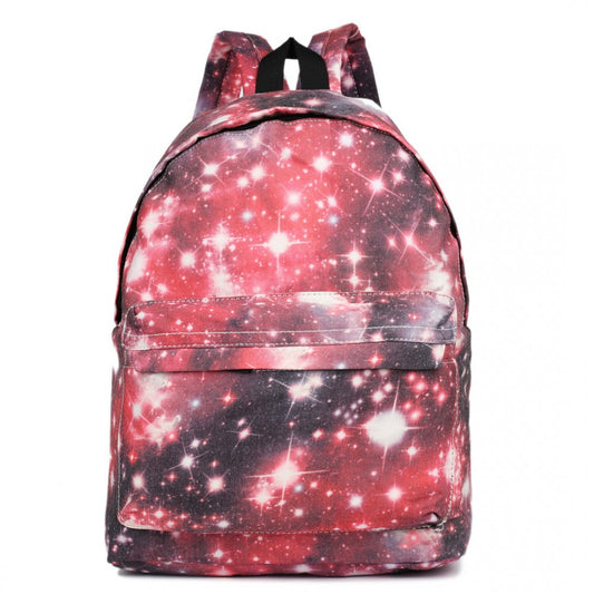 Miss Lulu Large Backpack Universe - Red