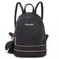 Miss Lulu Leather Look Small Fashion Backpack