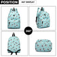 Miss Lulu Large Backpack Unicorn Print