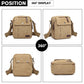 Kono Multi Pocket Cross Body Shoulder Bag - Khaki