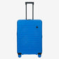 Bric's Hard-Shell Expandable Suitcase Ulisse B|Y Collection, Suitcase with 4 Wheels, Resistant and Ultralight, USB Port, Integrated TSA Lock, Dimensions 49x71x28/32, Electric Blue