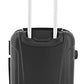 House Of Leather Cabin Size Suitcase Hard Shell Four Wheel Luggage Conney Black