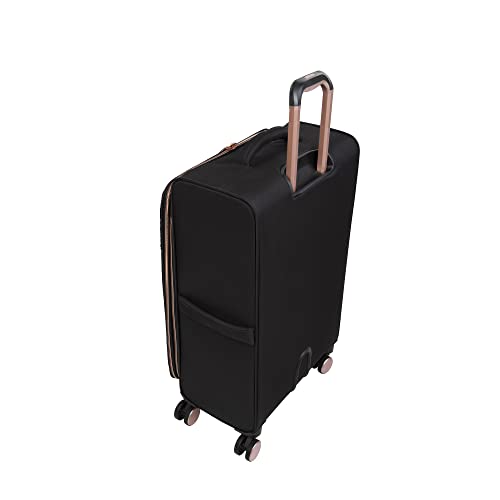 it luggage Divinity II 3 Pc 8 Wheel Expandable Spinner Set, Black, Black, Divinity Ii 3 Pc 8 Wheel Expandable Spinner Set