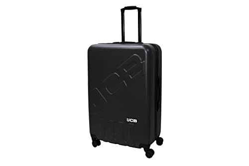 JCB - Lightweight Hard Shell Suitcase Set - Includes 20", 24" & 28" Cases - 360 Degree Spinner Wheels - ABS Polycarbonate Hard Shell - Luggage Bags for Travel - Black