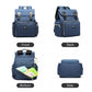 Kono Travel Baby Changing Backpack With USB Charging Interface - Navy