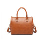 Miss Lulu Silk Scarf Shoulder Bag - Brown