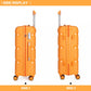 Kono 28 Inch Bright Hard Shell Pp Suitcase - Classic Collection - Orange