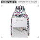 Miss Lulu Large Backpack Butterfly Blue