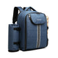 Kono Canvas Picnic Backpack - Navy Blue