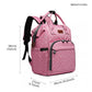 Kono Wide Open Designed Baby Diaper Changing Backpack Dot - Pink