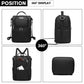 Kono Insulated Cool Bag Family Lunch Box Backpack - Black