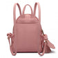 Miss Lulu Leather Look Small Fashion Backpack