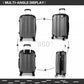 Kono 28 Inch Abs Hard Shell Suitcase Luggage - Grey