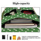 Miss Lulu Oil Cloth Satchel Polka Dot Green
