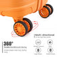 Kono 28 Inch Bright Hard Shell Pp Suitcase - Classic Collection - Orange
