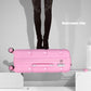 Kono Bright Hard Shell PP Suitcase 3 Pieces Set - Classic Collection - Pink