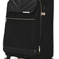 Ted Baker Luggage Albany ECO Collection, Lightweight 4 Wheel Spinner Suitcase with Gold Hardware, Medium, Black