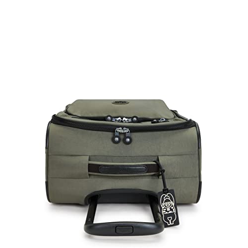 Kipling New YOURI Spin S, Small Cabin Size Spinner, 58cm, 33 L, Green Moss