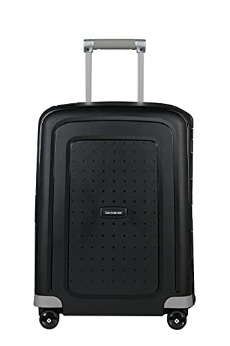 Samsonite S'Cure - Spinner S Hand Luggage, 55 cm, 34 L, Black (Black)