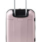 Ted Baker Flying Colours Small Trolley Spinner Suitcase with Front Pocket and USB Smart Feature, Blush Pink