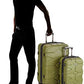Hauptstadtkoffer - X-Kölln - Luggage Suitcase Hardside Expandable Trolley 4 Wheel Spinner, TSA Lock, 76 cm, 120 Liter, Olive Green