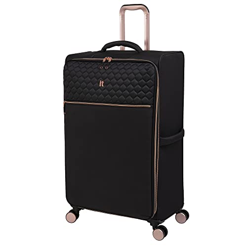 it luggage Divinity II 32" Softside Checked 8 Wheel Spinner, Black